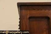 Signed by famous maker, Hamilton, a 40 drawer oak printers file 