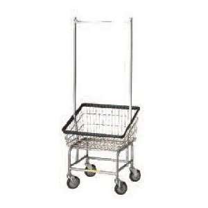 Front Loading Laundry Carts w/double pole rack Model Number 100T58 