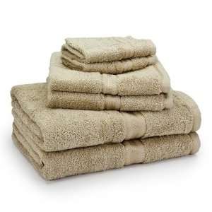  6 Piece Combed Cotton Towel Set in Sage