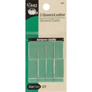   Glovers/Leather Hand Needles Size 3/7 3/Pkg Arts, Crafts & Sewing