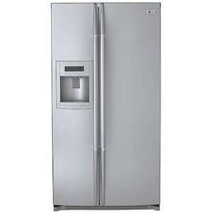  LG Side by Side Refrigerator LRSC26911TT 25 Cu. Ft. Digital LED 