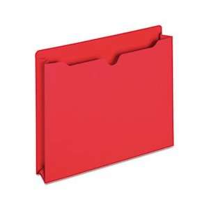   File Jacket, Two Inch Expansion, Letter, Red, 50/Box   GLWB3043DTRED