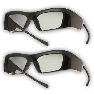  LG Compatible Rechargeable Shutter Glasses 2 Pack for Your LG 3D TV 