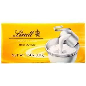 Lindt White Chocolate ( 3.5oz / 100g )  Grocery & Gourmet 