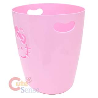 Sanrio Hello Kitty Pink Trash Bin/Can Basket  11  