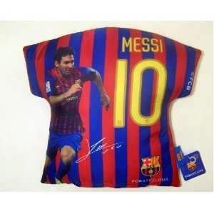   Barcelona Lionel Messi 14 Pillow   Licensed Barcelona Merchandise