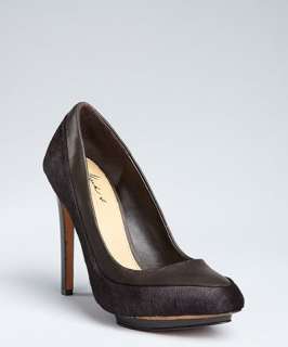 Mark & James by Badgley Mischka dark brown leather and calf hair Dame 