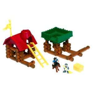  KNex Lincoln Log Bag Prairie Farmstead Toys & Games