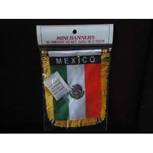  MEXICO COUNTRY FLAG MINI BANNER CAR WINDOW Everything 