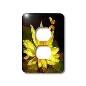 SmudgeArt Fractalius Flower Designs   Lotus Blossom   Light Switch 