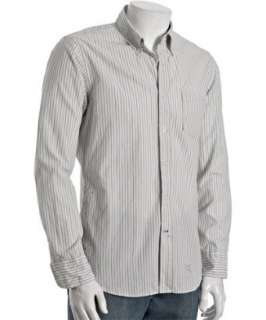 Tailgate Clothing Company grey stripe poplin Bleecker button down 
