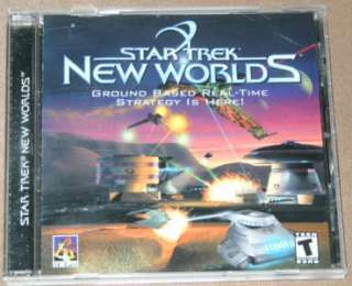 Star Trek NEW WORLDS PC Windows Computer Game 2000  