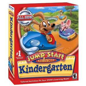 Jumpstart Advanced Kindergarten 3.0 with Virtual World Trouble in 