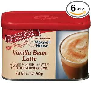 General Foods International Coffee, Vanilla Bean Latte Drink Mix, 9.2 