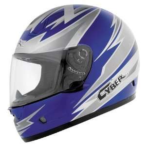    Cyber US 12 Amp Full Face Helmet X Large  Blue Automotive