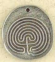 Pewter Pendant Goddess The Labyrinth ETM 528  