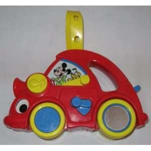  Mickey Mouse Disney Red Car Crib Activity Toy Everything 