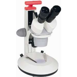  Cordless Stereo Microscope with Interchangeable head, 20x Eyepiece 