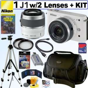 Nikon 1 J1 10.1 MP HD Mirrorless Compact Digital Camera System with 10 