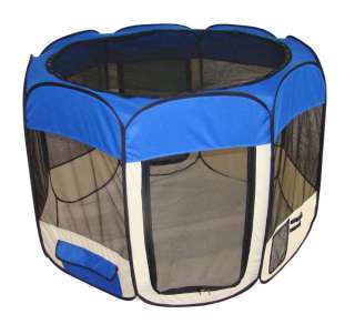   Pet Dog Cat Indoor Outdoor Tent Soft Exercise Pen Play Yard  