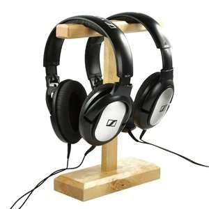  Cosmos ® Wood Dual Headphones Stand for Bose QC15, Sony 