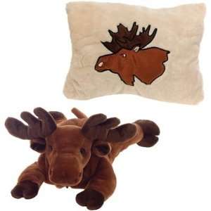  Moose Peek A Boo Plush Pillow [Customize with Fragrances 