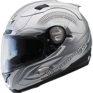   EXO 1000 RPM MOTORCYCLE FULL FACE HELMET SILVER LARGE/LG Automotive