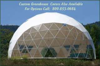 HYDROPONIC GREENHOUSE GEODESIC DOME FRAME 38 FT. 5V Frequency  