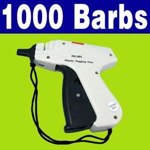 Price Label Tagging Tag Gun +1000 Barbs +1 Extra Needle  