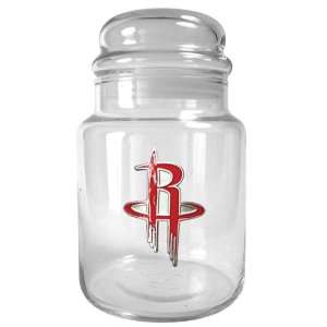  Sports NBA ROCKETS 31oz Glass Candy Jar   Primary Logo 