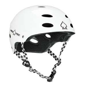Pro Tec Ace Gloss White Skateboard Helmet S,M,L,XL NEW 700051070228 