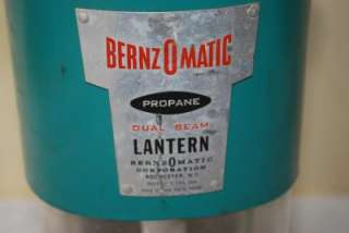 Vintage Bernz O Matic DUAL BEAM Propane Lantern TX 750 in Fair 