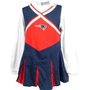  New England Patriots Girls Youth Cheerleader Outfit w 
