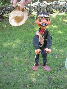 1960s Mexican Dancer marionette puppet  