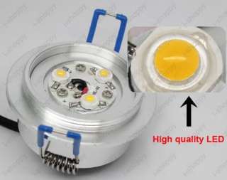3W LED Ceiling Down Cabinet Acrylic Fixture Lights Bulb  