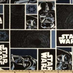  58 Wide Star Wars Fleece Darth Vader Black Fabric By The 