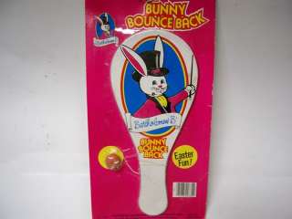 VINTAGE BUNNY BOUNCE BACK PADDLEBALL BLEYER INDUSTRIES  