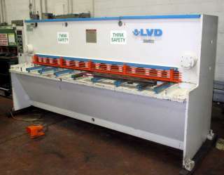 LVD 1/4 x 96 Hydraulic Power Squaring Shear Sheet Metal  