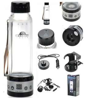   Lighter Powered Electric Water Heater Bottle  Black (280ml / DC 12