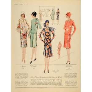  1928 Article Deco Fashion Dress Novelty Bag Short Skirt 