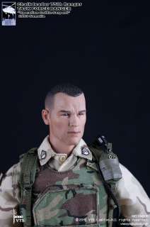 DAM SOMALIA 1993 US 75th RANGER GUNNER Chalk Leader Head w/ Neck 1/6 