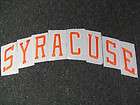 SYRACUSE ORANGEMEN LETTERS PATCH   COLLEGE   NCAA   EACH APPROX. 3 7/8 