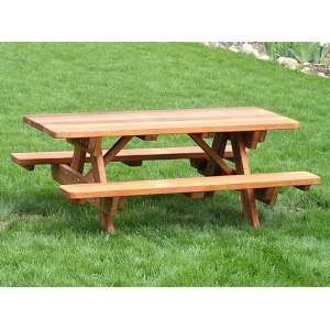   Forever Redwood 5 Ft Forever Picnic Table Alone Patio, Lawn & Garden