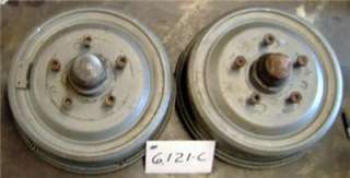1961 CHEVY IMPALA, FRONT BRAKE DRUMS, HUBS WITH TAPERED BRGS & MORE 