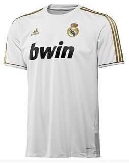 NEW Adidas REAL MADRID Soccer T Shirt Climalite White Football 