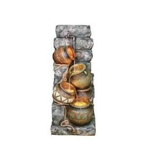  43.25H Pottery Pitcher Outdoor/ Indoor Fountain Patio 