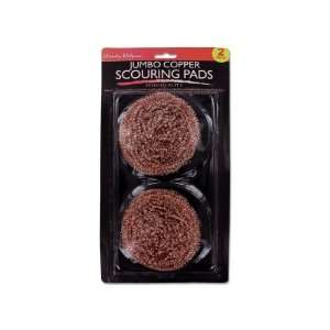  New   Jumbo copper scouring pads   Case of 24 by handy 