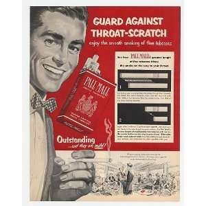  1952 Pall Mall Cigarette Print Ad (2268)