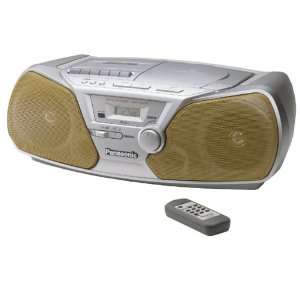  Panasonic RXD11Y Yellowith Silver CD Radio Cassette Player 