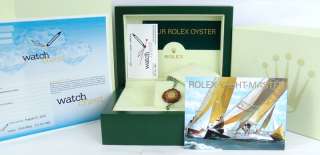 Rolex Men Yacht Master II White 116688 WATCH CHEST  